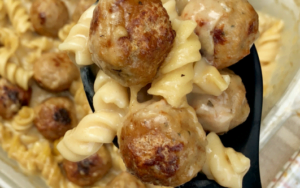 Swedish Meatball Pasta Bake