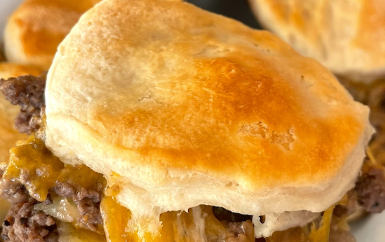Cheeseburger Biscuits - Easy Recipes