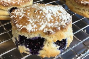 Heavenly Blueberry Biscuits