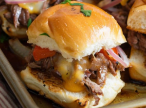 Slow-Cooked Beef Sliders