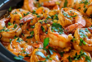 Slow Cooker Cajun Shrimp Scampi