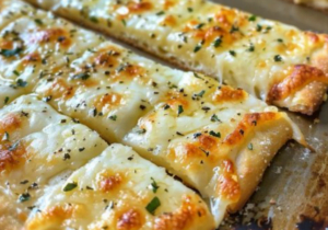 Cauliflower Cheesy Breadsticks Recipe