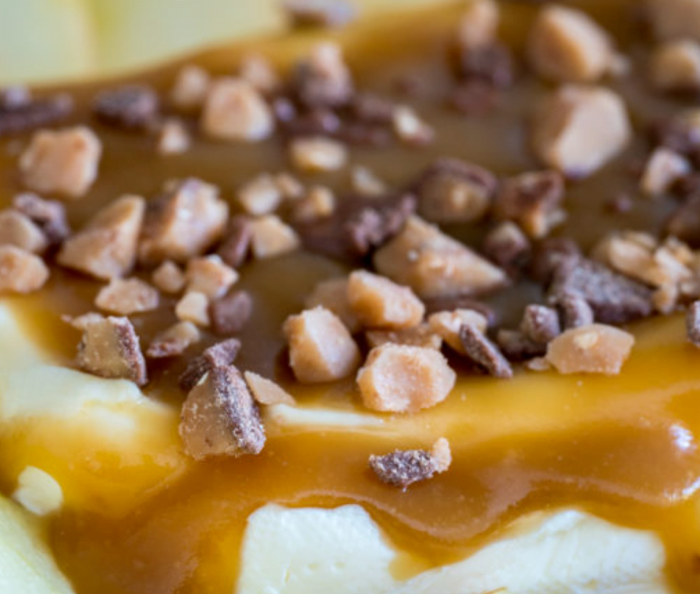 Caramel Toffee Apple Cream Cheese Spread