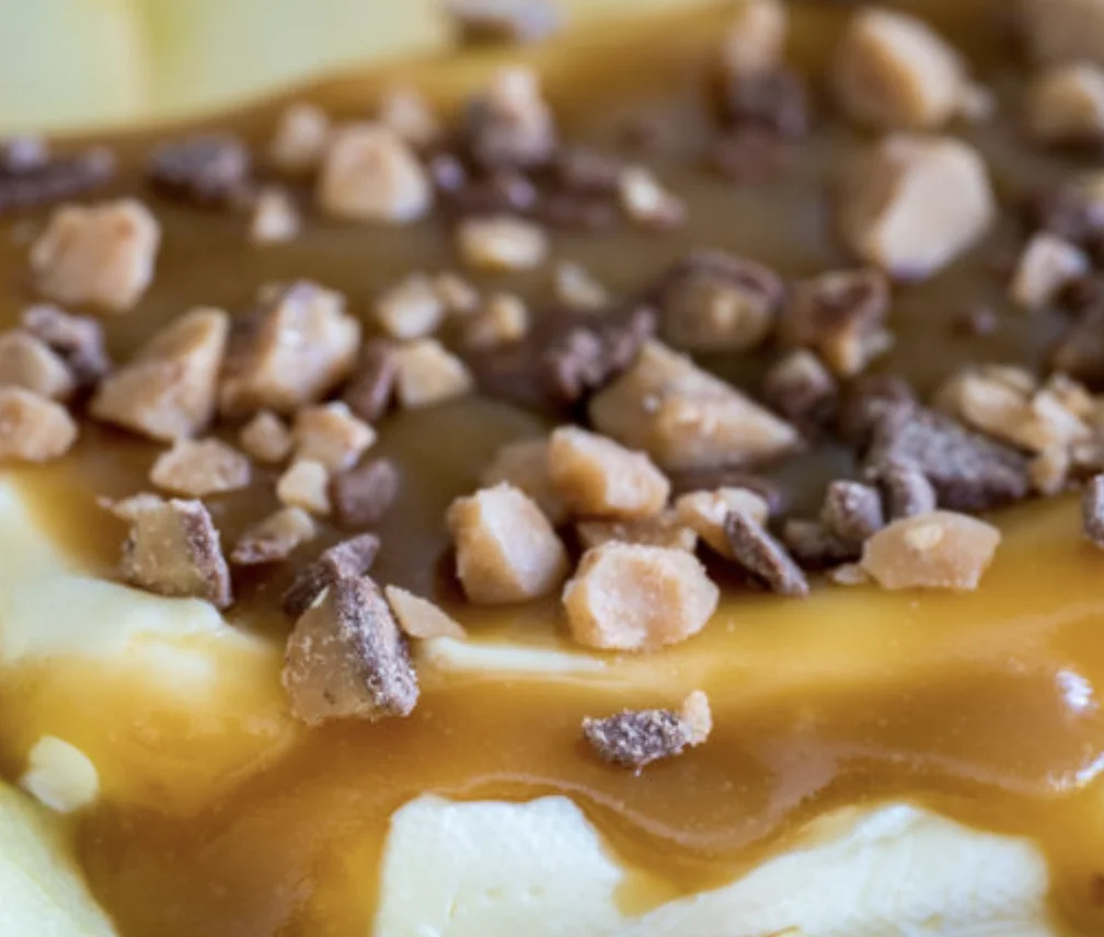 Caramel Toffee Apple Cream Cheese Spread