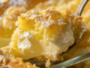 Lemon Cream Cheese Dump Cake