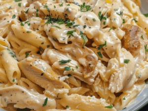 Creamy Garlic Chicken Pasta