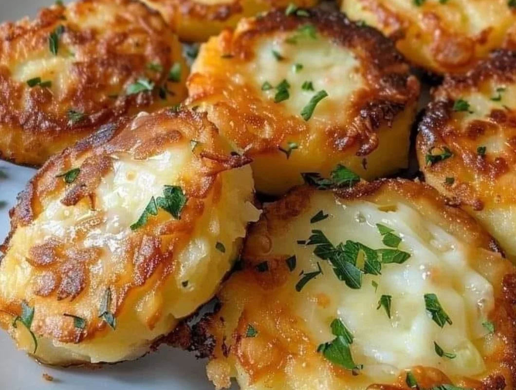 Cheesy Baked Potato Rounds Recipe