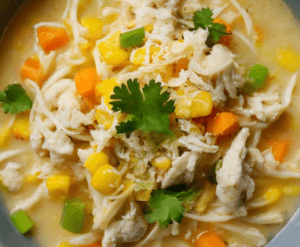 Slow Cooker Chicken Sweet Corn Soup Recipe
