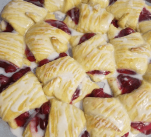 Cherry Almond Turnovers
