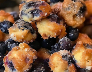 Blueberry Fritter Bites