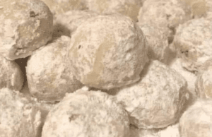 Buttery Pecan Snowball Cookies