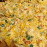 Rustic Italian Sausage with Peppers and Onions over Garlic Mashed Potatoes