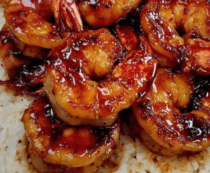 Shrimp Teriyaki Steamed Rice and Veggies Recipe