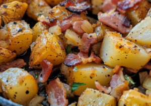 Southern Stewed Potatoes with Bacon