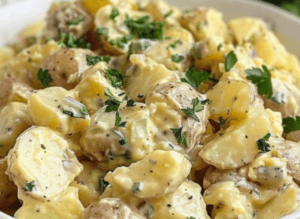 Creamy Mustard Slow Cooker Potato Salad