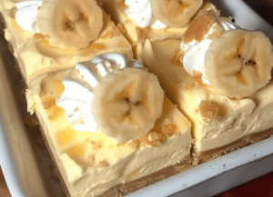 Banana Pudding Cheesecake Bars