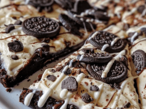Oreo Fudge Brownie Pizza