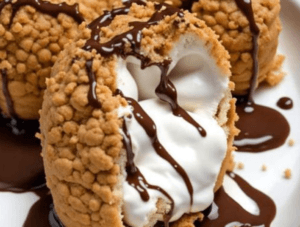 Fried S’mores Bombs