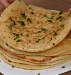 Homemade Garlic Naan