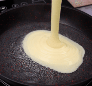 Sweet Condensed Milk Pancakes with Brigadeiro Filling