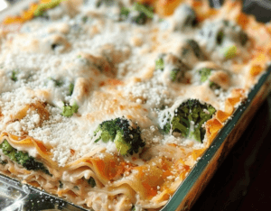 Chicken and Broccoli Lasagna