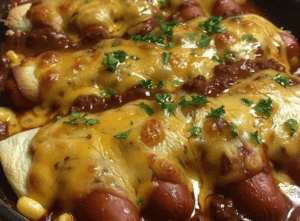 Chili Cheese Dog Bake Dinner