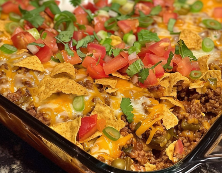 Walking Taco Casserole – Easy Recipes