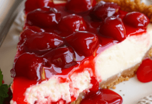 No-Bake Cherry Cheesecake
