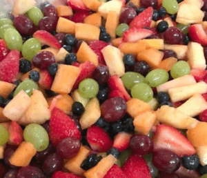Fruit Salad with Honey Yogurt
