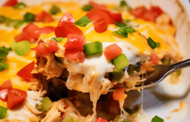 Creamy Chicken Enchilada Casserole – Easy Recipes