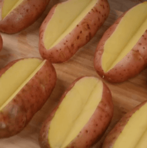 Grandma’s Oven-Baked Potatoes with Bacon and Butter
