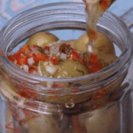 Baked Chicken Thighs on Potatoes