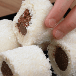 Layered Wafer and Condensed Milk Dessert