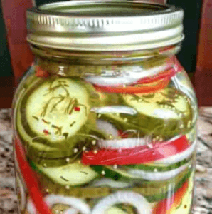 Cucumber Salad in a Jar