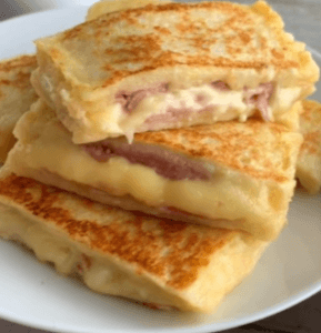 Cheese and Ham Toasty Dippers