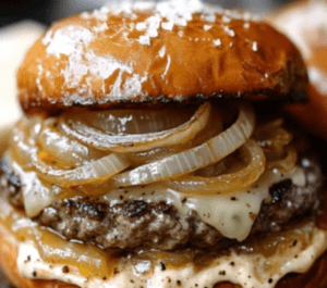 French Onion Soup Burgers
