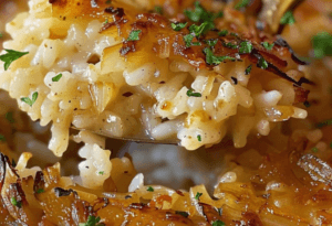 French Onion Soup Rice