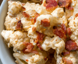 Cauliflower Bacon Egg Salad Recipe