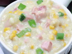 Corn Chowder with Ham and Potatoes Recipe