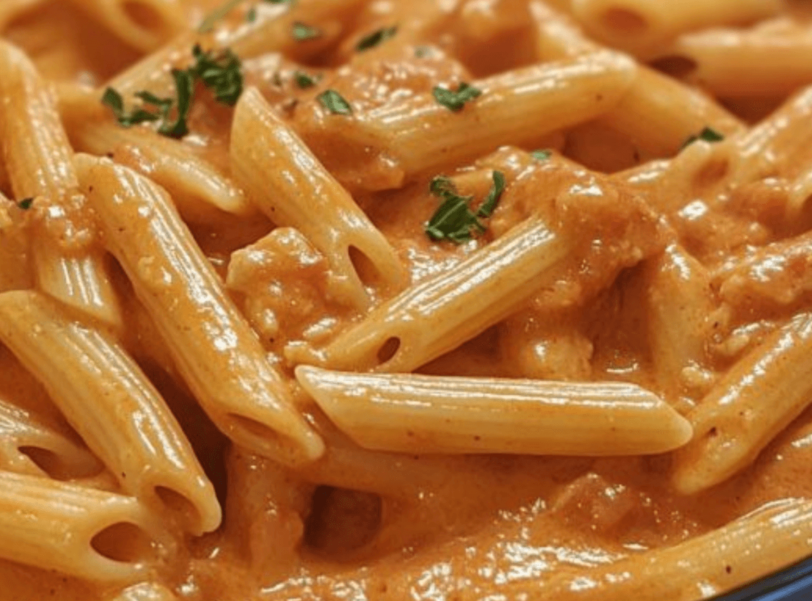 Slow Cooker Vodka Sauce Pasta - Easy Recipes Life