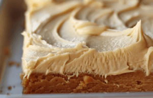 Peanut Butter Sheet Cake with Peanut Butter Frosting