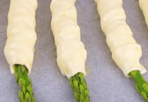 Bacon-Wrapped Asparagus in Puff Pastry