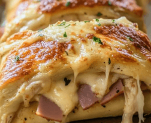 Chicken Cordon Bleu Stromboli