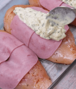 Ham and Cheese Stuffed Chicken