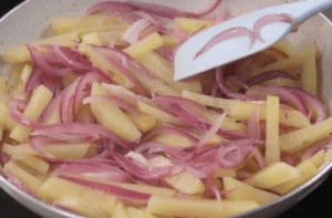 Egg and Onion Skillet