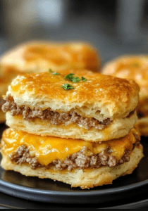 Beef and Cheese Biscuits