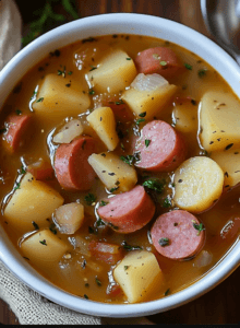 How to Make Kielbasa Soup with Potatoes