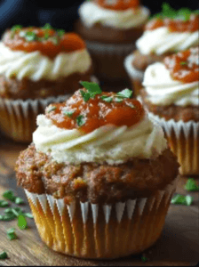 Meatloaf Cupcakes with Whipped Potato Frosting