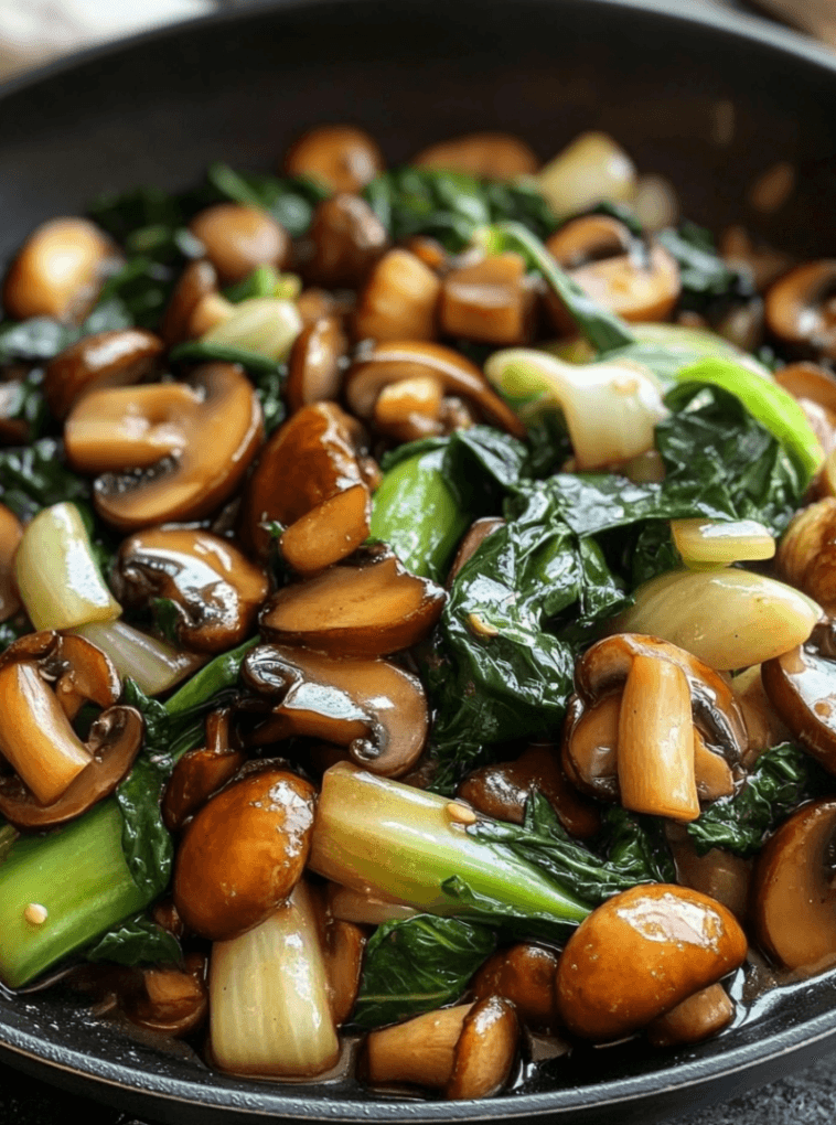 Mushroom and Bok Choy Stir-Fry - Easy Recipes Life