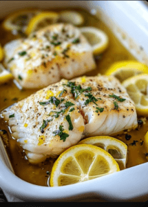 Slow Cooker Lemon Butter Cod